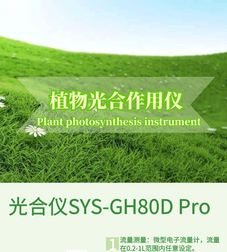 光合作用测定仪SYS-GH80D Pro